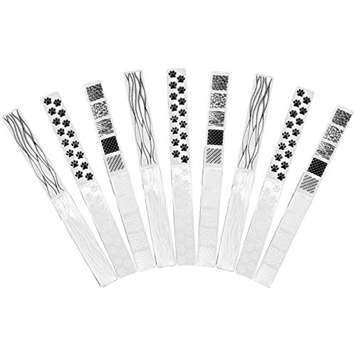 Embossing Template, Scrapbooking Embossing Folders, Embossing Folders, 9Pcs Plastic Embossing Folders Easy to Use, Envelopes for Invitations Cards Paper Crafts