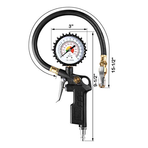 Czc Auto 102025 Tire Inflator Deflator Air Pressure Gauge thumb #5