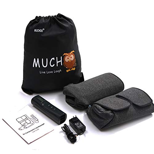 Foot and Calf Massager with Heat, Leg Air Massager for Circulation and Relaxation with Hand-held Controller 6 Modes 3 Intensities (with 2 Extensions) - Thumbnail 5