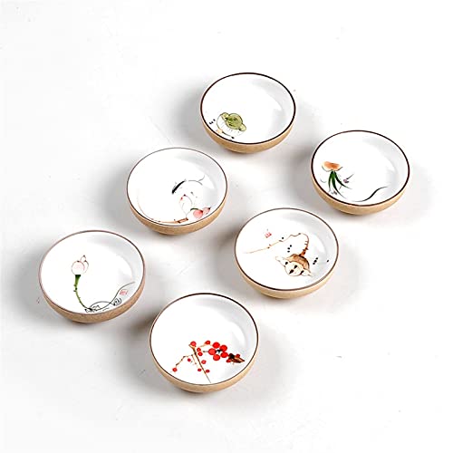 Theekopjes Drinkwaren Chinese Kung Fu thee Set Theekopjes Handgeschilderd Keramisch Porselein voor Puer Oolong Tea Plum… - Image 3