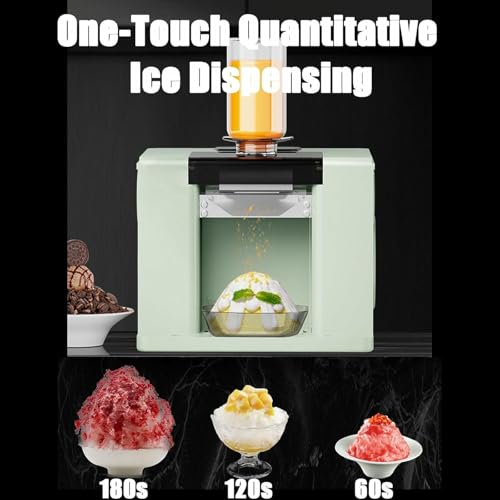 High-Efficiency Automatic Ice Maker, Self-Cleaning Shaved Ice Machine for Restaurants, Food Trucks & Events - Perfect for Commercial Use