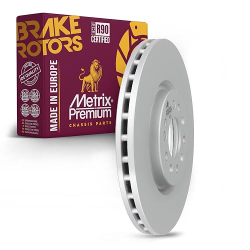 Metrix Premium Chassis Parts 330 mm Coated Brake Rotor Fits Chrysler 200