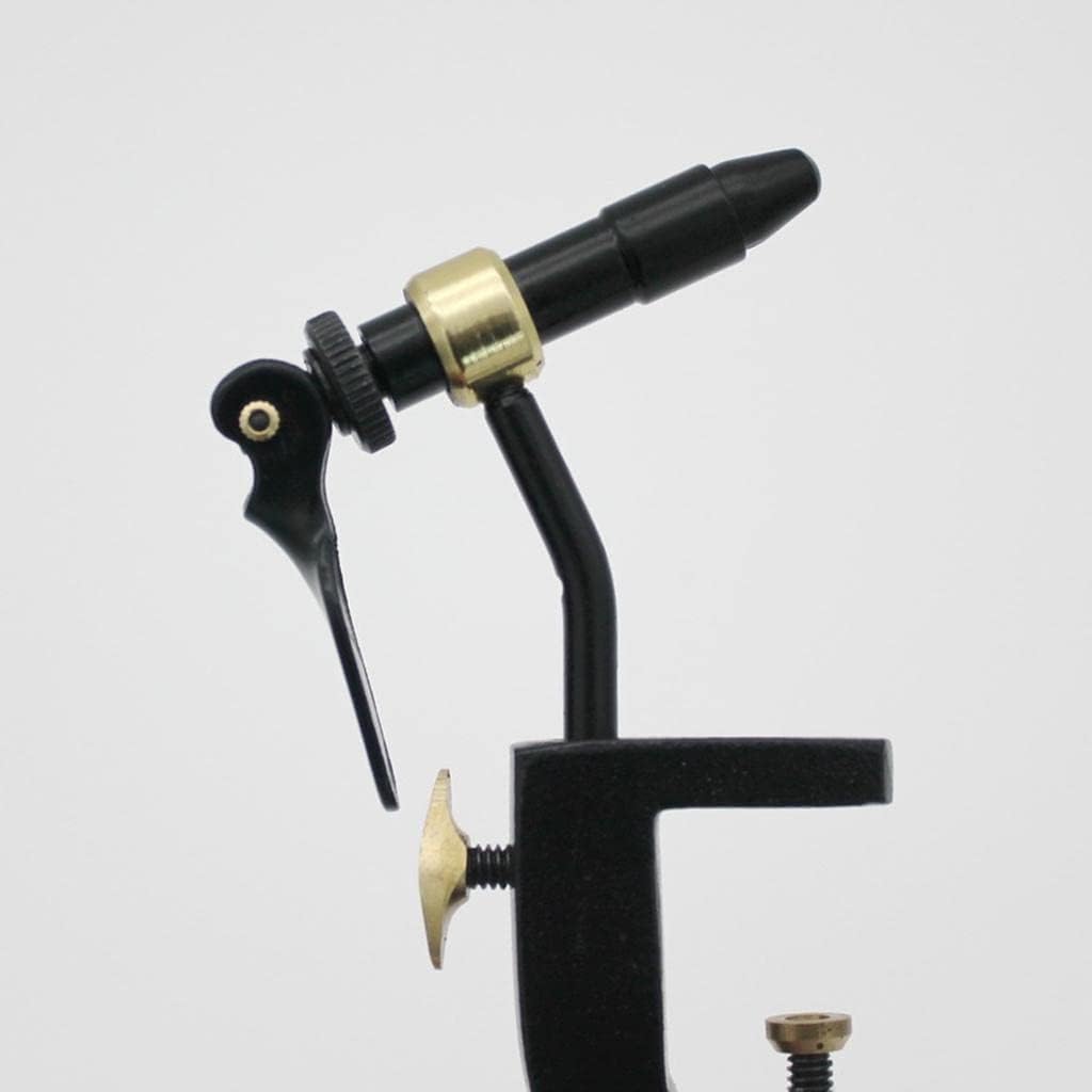 360 Rotation Rotary Fly Tying Vise - Steel Material - Clamp Hooks Firmly - Handy Tool for DIY Lure Making - Fishing Accessory for Beginners and Travellers