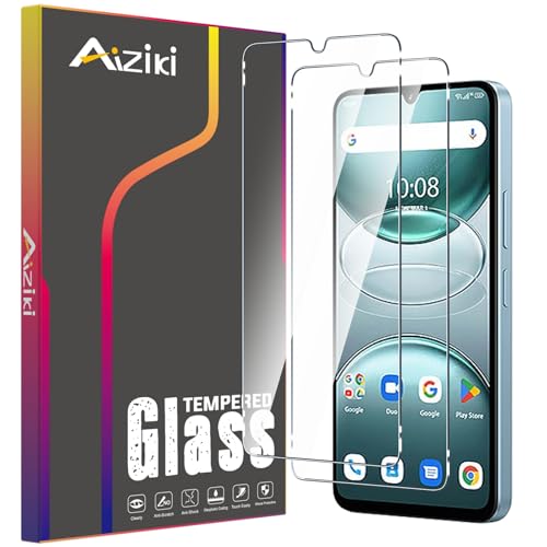 Aiziki [2-Piezas Protector Pantalla para Umidigi G100/G100A, 0.33 mm Ultra Transparente, Ultra Resistente, Cristal Templado 9H Dureza Protector Umidigi G100/G100A