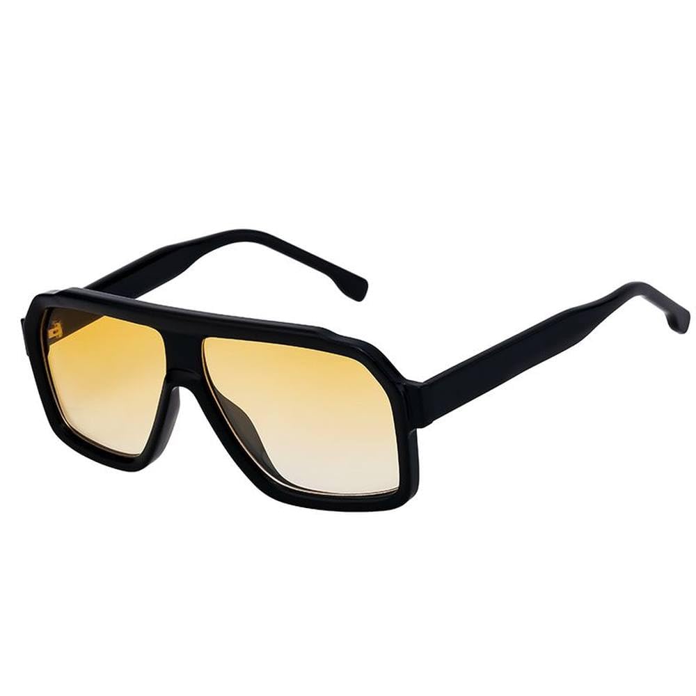 Gafas de Sol de Gran tamaño para Hombres y Mujeres, Gafas de Lujo a la con Montura Grande, Gafas de Sol Vintage a la para Conducir al Aire Libre UV400