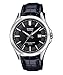 Produktbild CASIO Herren Analog Quarz Uhr mit Leder Armband MTS-100L-1AVEF