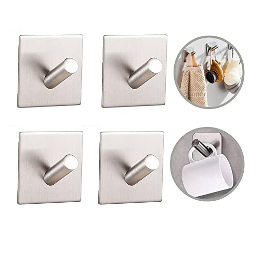 Gancio adesivo da parete, porta asciugamani da bagno, appendiabiti da cucina, appendiabiti adesivo, fissaggio a parete senza foratura, impermeabile, | Leroy Merlin