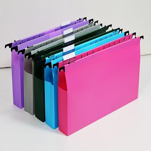 Organizador de archivos colgante para solucionar la falta de espacio en escritorios 5