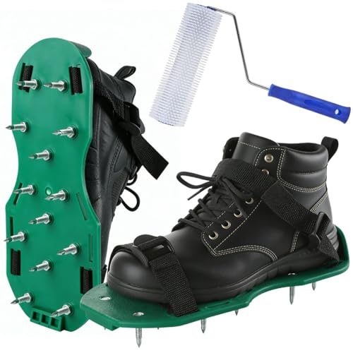 Premium 9 Inch Self Levelling Screed Spiked Paint Roller Kit