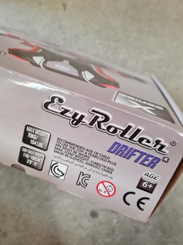 Image of EzyRoller Drifter X Ride On Toy for Kids, Ages 4-12, Up to 154 lbs - Red