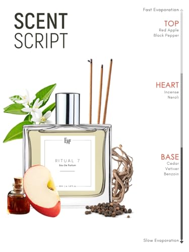 Image of EM5 Ritual 7 EDP Perfume for Men | Amber Woody Patchouli Fragrance | Strong and Long-Lasting Eau De Parfum Spray | Luxury Gift for Him 50ml
