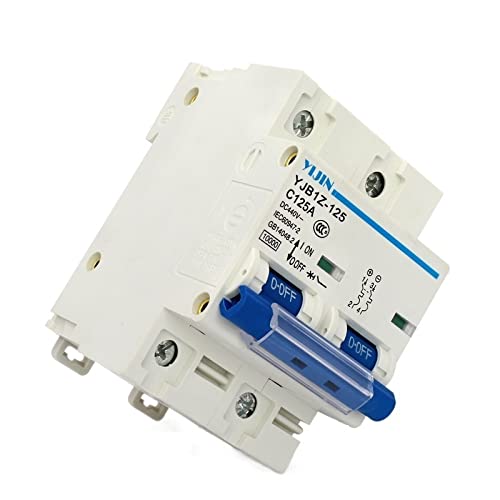 Interruttore Magnetotermico Differenziale 2P 125A DC440V. Energia solare fotovoltaica. PV. Mini Dc. Interruttore automatico utilizzato for il sistema di energia