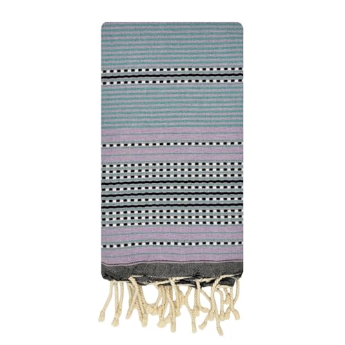 Reva Fouta de playa, 1 mx2 m Bora Bora Creación de algodón reciclado Tejido plano