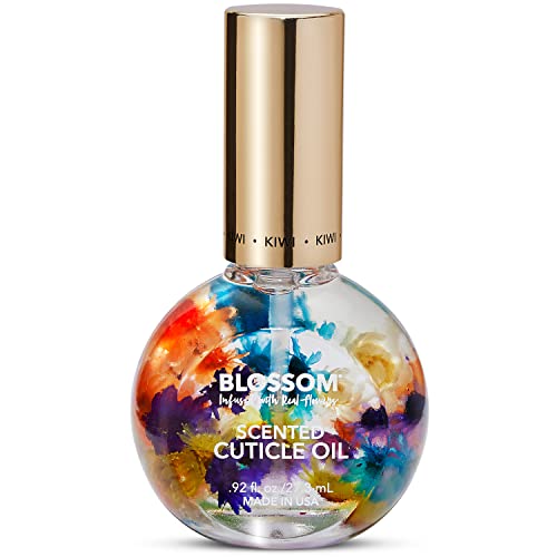 Blossom Hydrating, Moisturizing, Strengthening, Scented Cuticle Oil, Infused With Real Flowers, Made In Usa, 0.92 Fl. Oz, Kiwi #TOP30