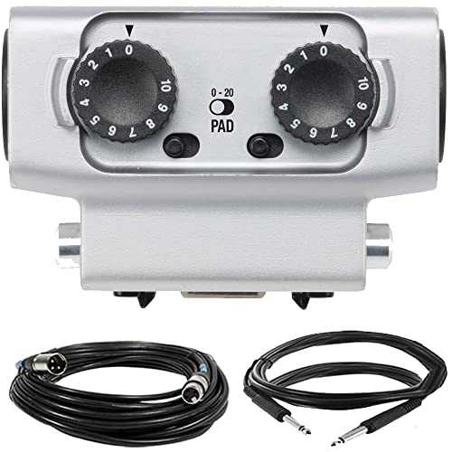 Zoom Exh-6 Dual Xlr/Trs Combo Input Capsule For H5, H6, And F4 Recorders With Microphone Cables #TOP23