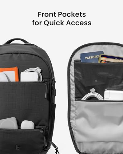 Image of tomtoc Laptop Backpack 32L, Large Business Work Bag Fits 15.6-16 Inch Laptop, Water-Resistant Durable Computer Travel Backpack for Business Trip, Weekend Getaway