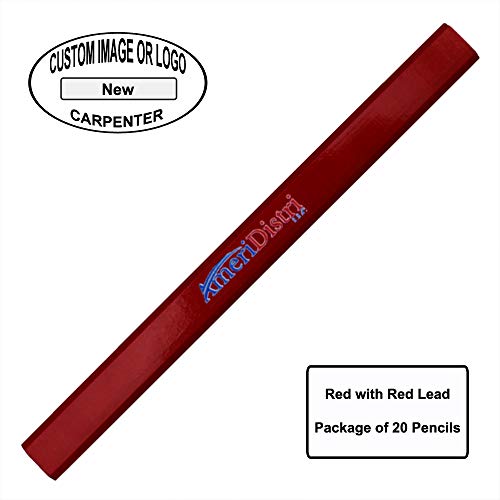 Lápices para carpintero EZPENCILS & GIFTS, pack 20 unidades miniatura 2