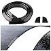 Goviox Auto Heckspoiler, 1,5 M/4.9ft Universal Heckspoiler Auto Gummi Hintere Kofferraumspoiler, Autodach Spoiler Lippe Streifen, Spoiler Aufkleber für Viele Fahrzeuge (Schwarz-Glänzend) Auto Reifen günstig Kaufen-Goviox Auto Heckspoiler, 1,5 M/4.9ft Universal Heckspoiler Auto Gummi Hintere Kofferraumspoiler, Autodach Spoiler Lippe Streifen, Spoiler Aufkleber für Viele Fahrzeuge (Schwarz-Glänzend)