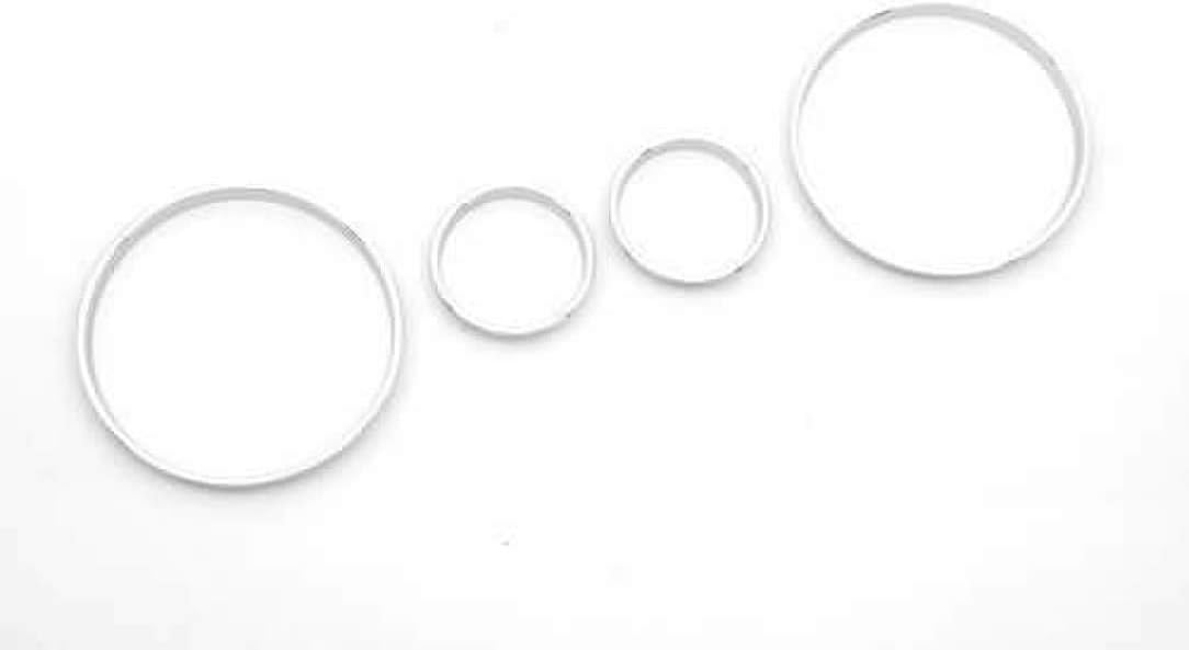 Chrome Speedometer Gauge Dial Rings Bezel Trim for BMW E39 M5 M 5 Series E38 E53 X5