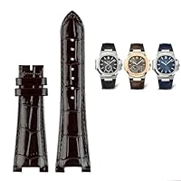 PATEK PHlLIPPE パテックフィリップ 時計 レザーベルト For Patek Philippe パテック・フィリップ ワニレザーベルト