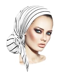 White Black Stripe Long