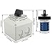 Baomain Rotary Cam Changeover Switch with Exterior Box 40A 12-Terminals 2-Pole LW28-40/0-3.3D AC 660V, 4 Positions (0-1-2-3) Latching Switch, IP65 Waterproof for Industrial Motor & Machine Control