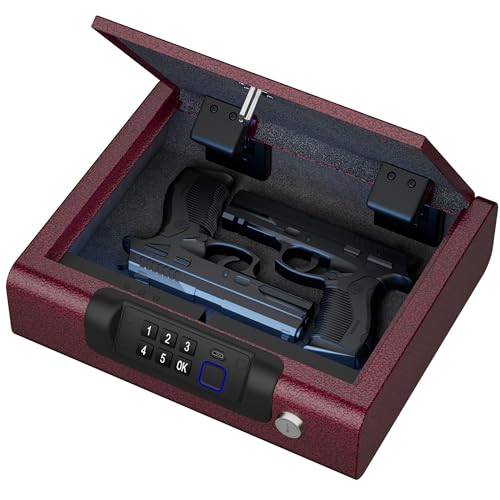 Image of BILLCONCH Gun Safe,Biometric Fingerprint Gun Safe for Handgun Pistol Safes