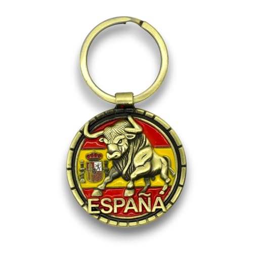 BDM Porte-clés Espagne, crochet écusson et drapeau espagnol, porte-clés coupe-ongles, différents modèles pour homme et femme., Modèle 3, taille unique
