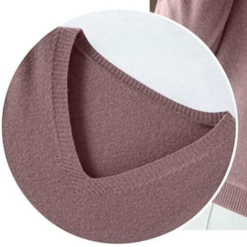 Girls Long Sleeve V Neck Sweaters Lightweight Long Sleeve Soft Knit Pullover Tops Kids Fall Winter Loose Fit Outfits4