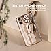 Misea Magnetic for iPhone 16 Pro Max Case Compatible with MagSafe [Never Yellowing] [Military Grade Drop Protection] Full Camera Lens Protector Plating Soft Clear Phone Case for Women 6.9