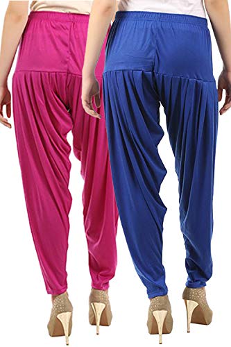 Image of Buy That Trendz Patiala Pants for Women Combo Regular Fit Cotton Patiala Salwar