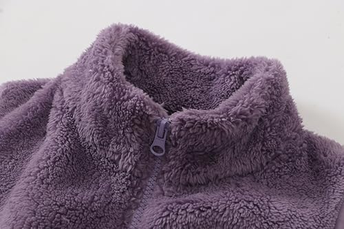 Image of Girls Boys Zippered Vest Warm Soft Fleece Outerwear Jacket with Pockets 3-12 Years