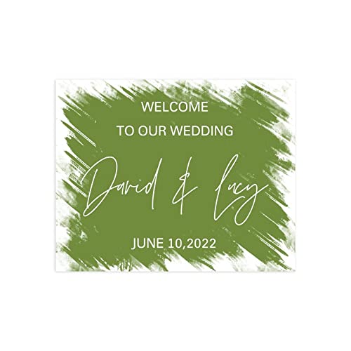 Panneau de calligraphie de mariage rustique en bois personnalisé 45x61 cm