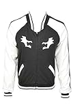 DEREN Cosplay Ryuko Matoi Costume Baseball Jacket Coat Unisex Uniform T White