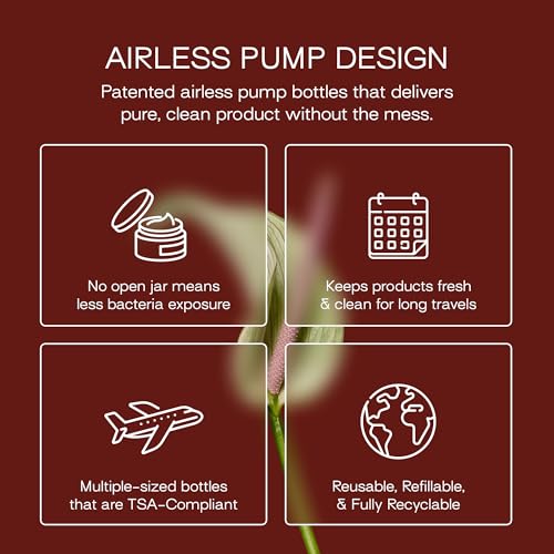 Image of RIES Airless Pump Travel Bottles Set of 3 | TSA Approved Leak Proof Toiletry Containers | 1.7 oz Refillable BPA Free Travel Size Bottles | Shampoo Conditioner | Sand
