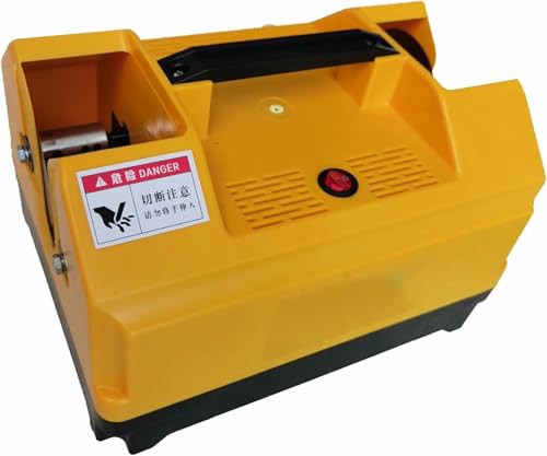 Cortador eléctrico de raíces y tallos de ajo