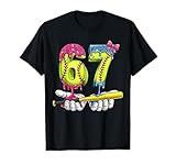 Softball 67 Ice Cream Drip Six Seven Boys Funny Meme T-Shirt