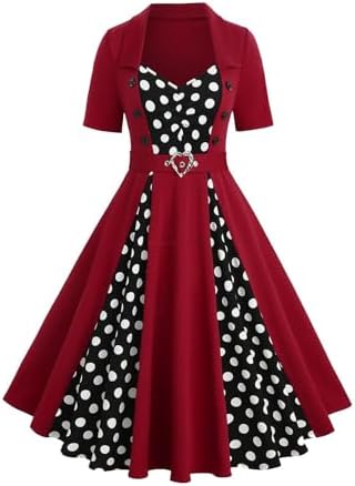 ROSE GAL Plus Size Womens 1950s Retro Vintage Rockabilly Cocktail...