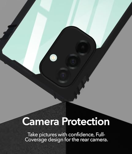 Image of Jkobi Back Cover Case for Samsung Galaxy A26 5G (Ultimate Shockproof Bumpers | Anti Yellow | Rugged Armor | Hybrid PC | Black)