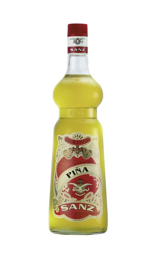SANZ Pineapple Syrup with 26% Pineapple Juice Alcohol Free 1 Litre
