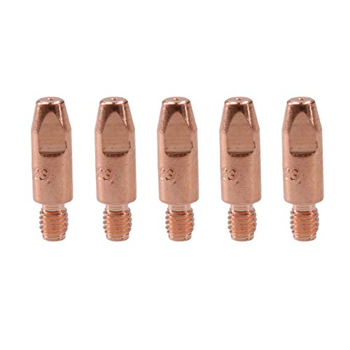 0.6mm Mig Welding Welder Round Contact Tips for MB25 MB36 Euro Torches 5pk