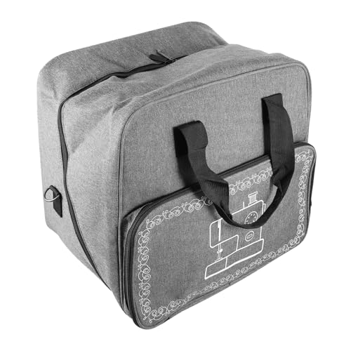 AUTSUPPL Sewing Machine Tote Bag Wide Opening Oxford Fabric Carrying Bag for Travel and Storage