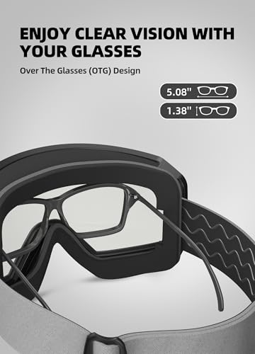 image for Innerking Ski/Snowboard Goggles SGS Approved for Men Women & Youth - O