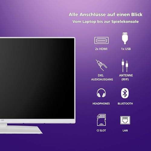 JVC Fernseher 32 Zoll Smart TV powered by TiVo (Full HD, HDR, Triple-Tuner, 6 Monate HD+ inkl.) LT-32VF5355W – Bild 5