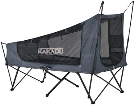 Kakadu Camping Tent Cot, 1 Person, 1 Minute Easy Setup, Folding, ...