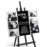 Funeral Poster Board Personalized, 24 x 36 Inch Size, Mounted On Durable 3/16' Foam Board, In Loving Memory, Funeral Welcome Sign, Celebration Of Life Ideas, Funeral Portrait (Collage 10 Design)