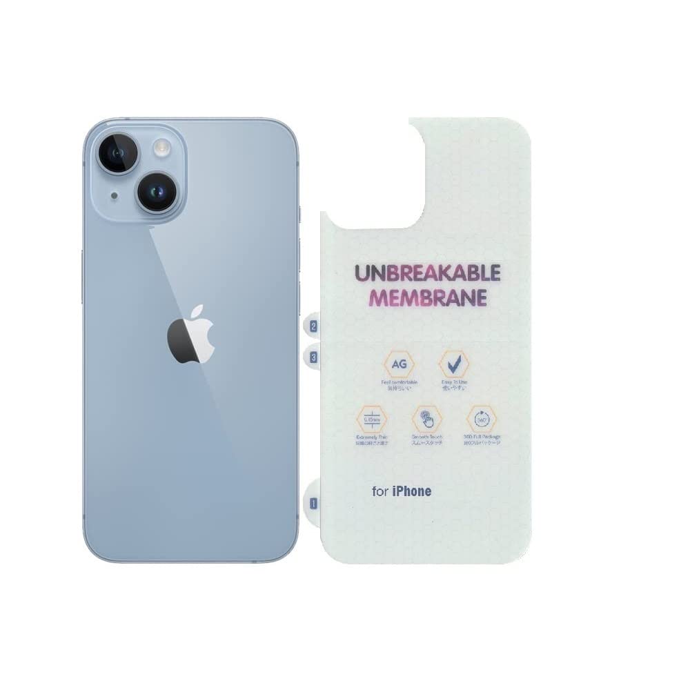 ELEF Back Matte Unbreakable Membrane Screen Protector iPhone 13 Support Fingerprint Unlock,Anti Glare Screen Guard For iPhone 13 (B0BWS8XD5Q) Amazon Price History, Amazon Price Tracker