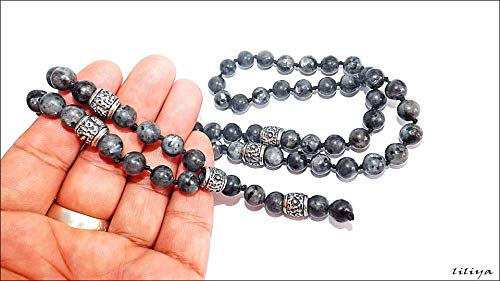 Men Necklace - Labradorite Necklace - Surfer necklace - Fashion Boho necklace2