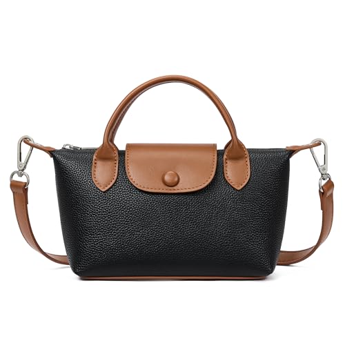 BOSTANTEN Mini Tote Black Brown
