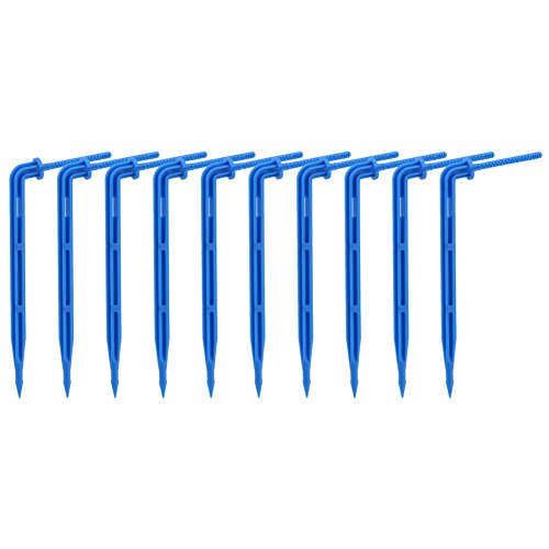 Starnearby 10pcs Water Saving Emitter Bend Arrow Dripper Sprinklers Micro Irrigation